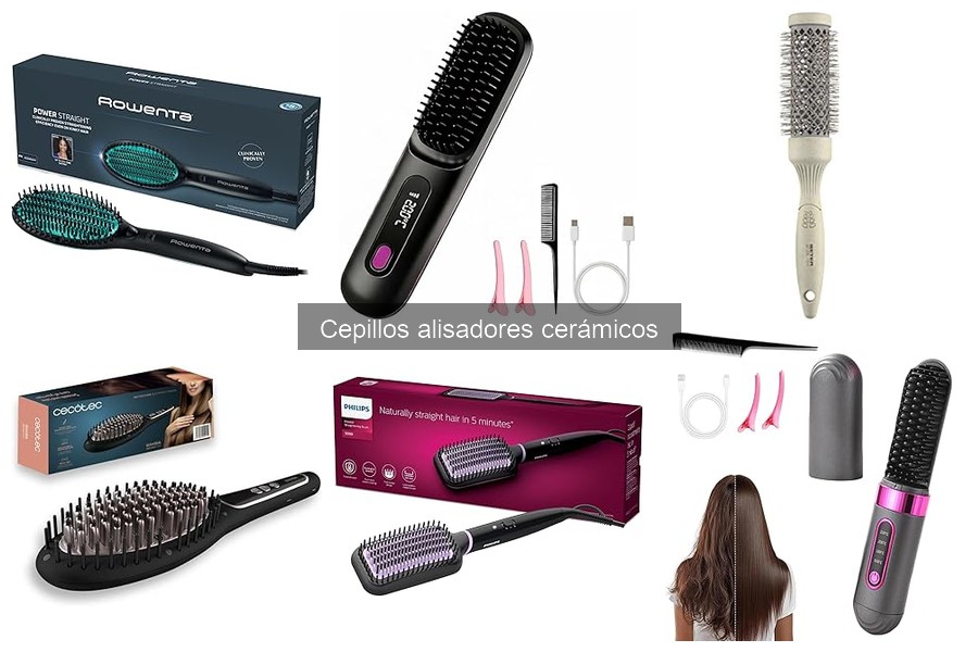 Alternativas a cepillos alisadores cerámicos para el cabello