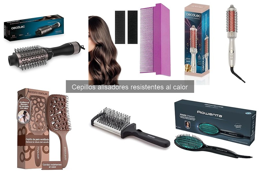 Alternativas a cepillos alisadores resistentes al calor