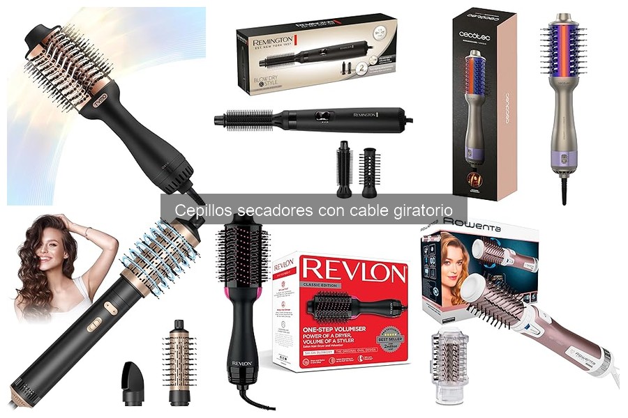 Alternativas a cepillos secadores con cable giratorio