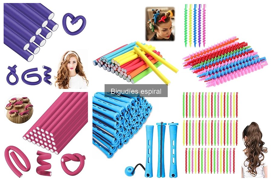 Alternativas a los bigudíes espiral para rizar el cabello