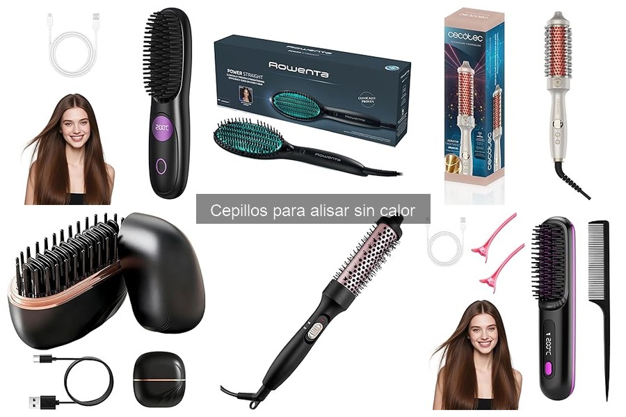 Alternativas a los Cepillos Alisadores Sin Calor para el Cabello