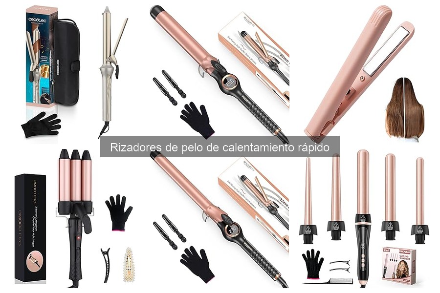 Alternativas a rizadores de pelo de calentamiento rápido