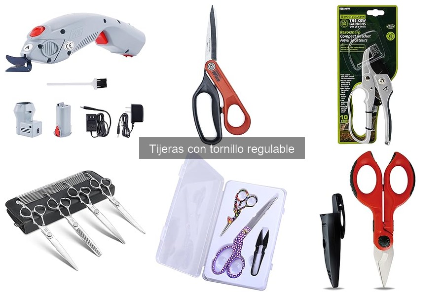 Alternativas a tijeras con tornillo regulable en peluquería
