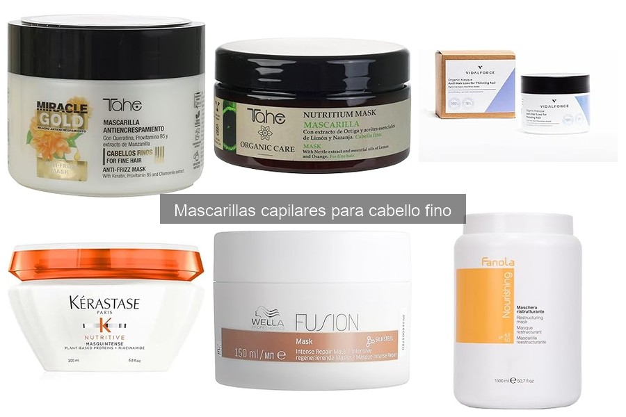 Beneficios de usar mascarillas capilares para cabello fino