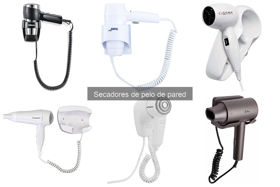 Características clave de los secadores de pelo de pared