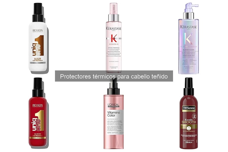 Cómo aplicar protector térmico en cabello teñido correctamente