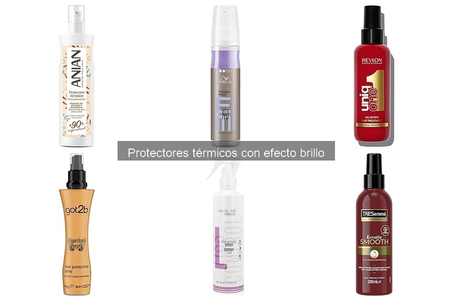 Cómo aplicar un protector térmico con efecto brillo