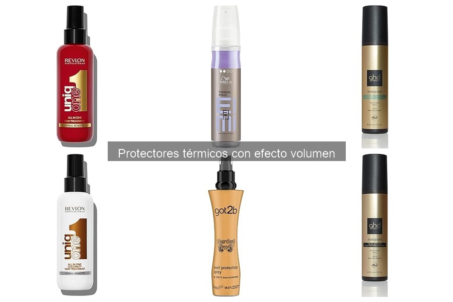 Cómo aplicar un protector térmico con efecto volumen