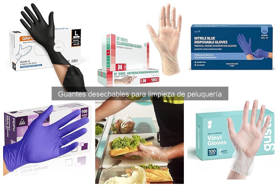 Cómo elegir guantes desechables para peluquería