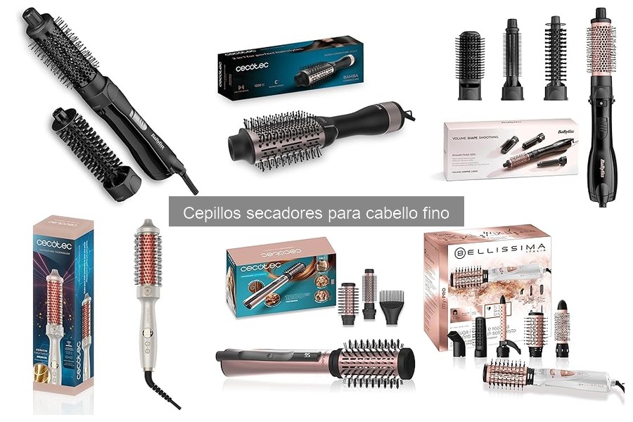 Cómo limpiar y mantener cepillos secadores para cabello fino