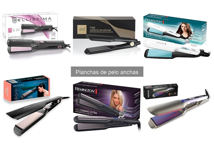 Cómo usar correctamente una plancha de pelo ancha