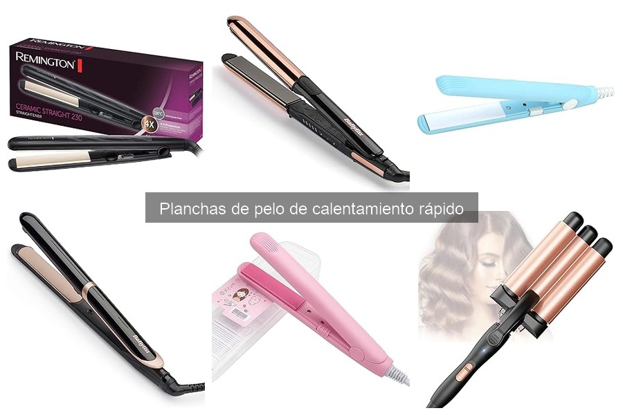 Cómo usar correctamente una plancha de pelo de calentamiento rápido