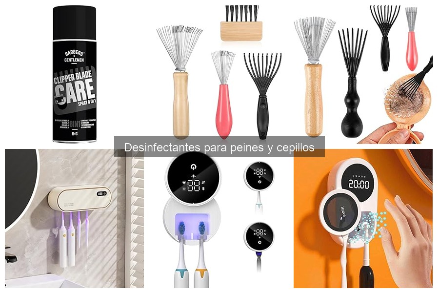 Cómo usar desinfectantes para peines y cepillos correctamente