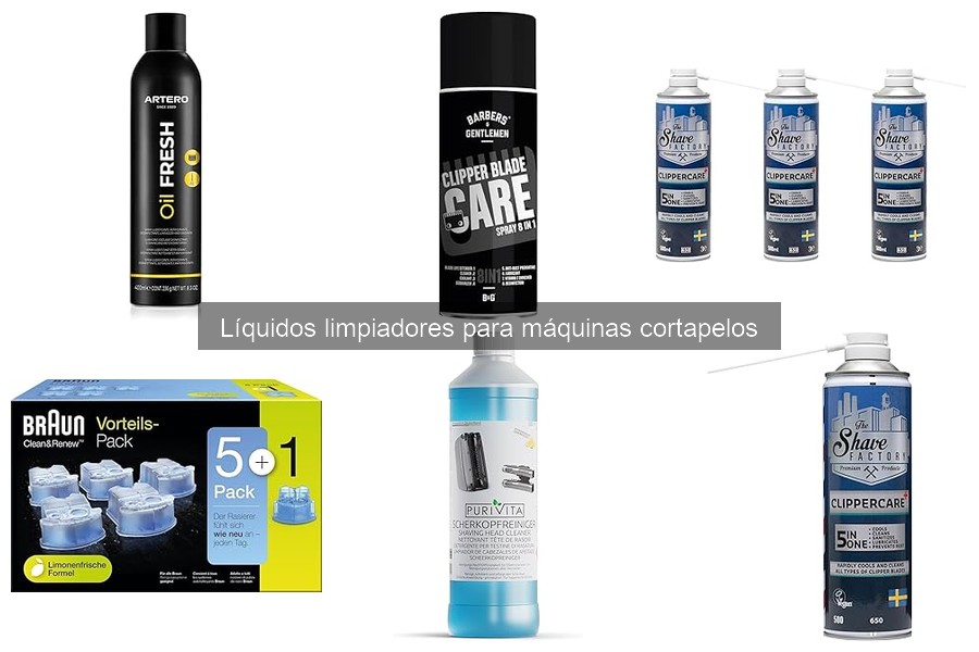 Cómo usar líquidos limpiadores en máquinas cortapelos