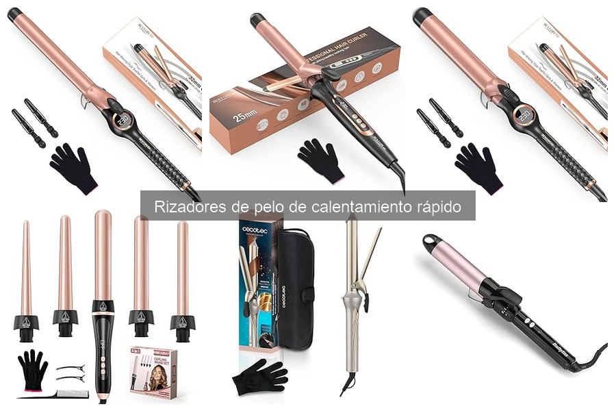 Cómo usar rizadores de pelo de calentamiento rápido