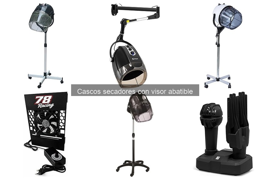 Cómo usar un casco secador con visor abatible correctamente
