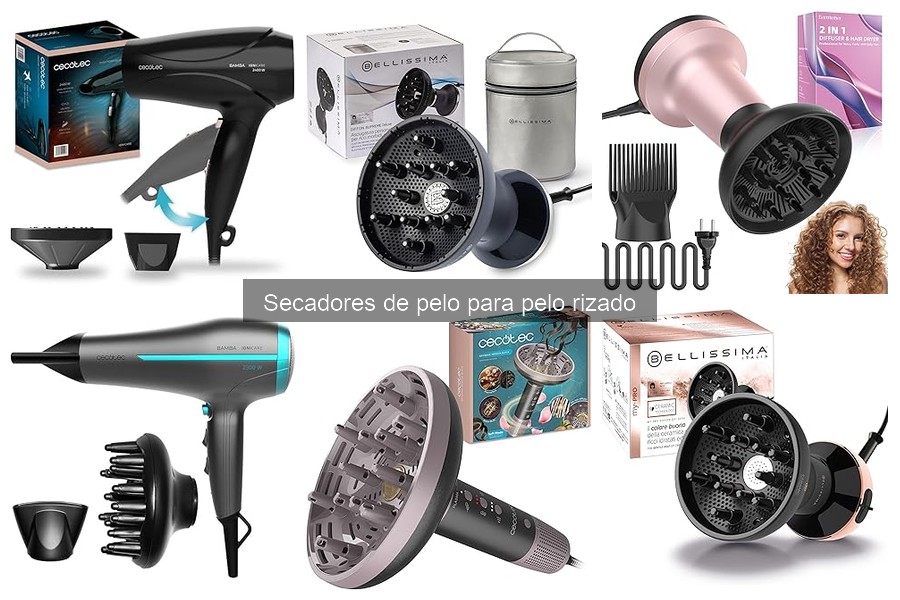 Cómo usar un secador para cabello rizado correctamente