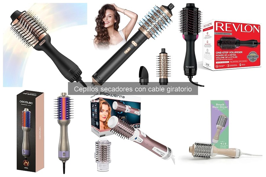 Comparativa: Cepillos Secadores con y sin Cable Giratorio