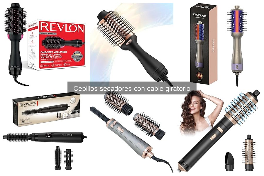 Comparativa de cepillos secadores giratorios más populares