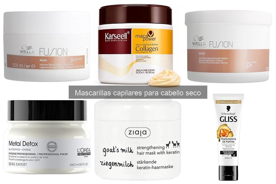 Comparativa de las Mejores Mascarillas para Cabello Seco