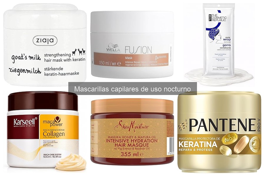 Comparativa de Mascarillas Capilares Nocturnas Efectivas