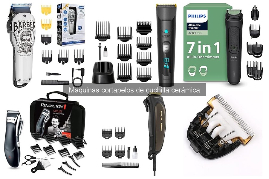 Comparativa de precios en máquinas cortapelos de cuchilla cerámica