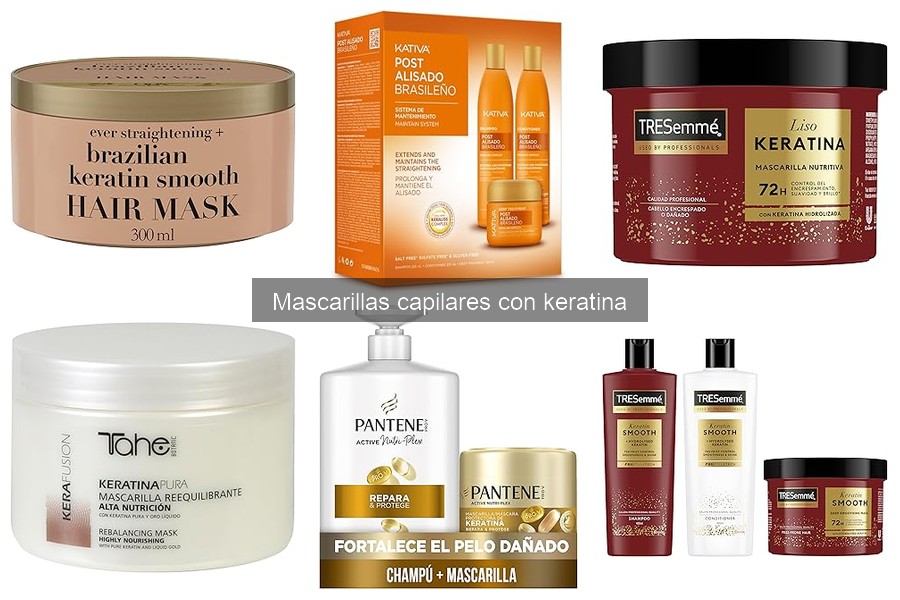 Comparativa: Mascarillas capilares con y sin keratina