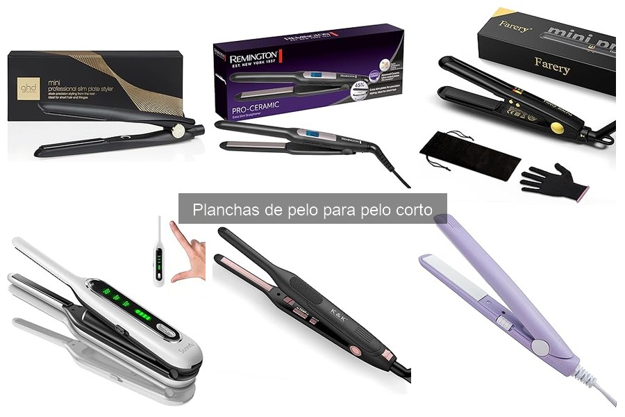 Comparativa: Planchas de Cerámica vs. Titanio para Cabello Corto