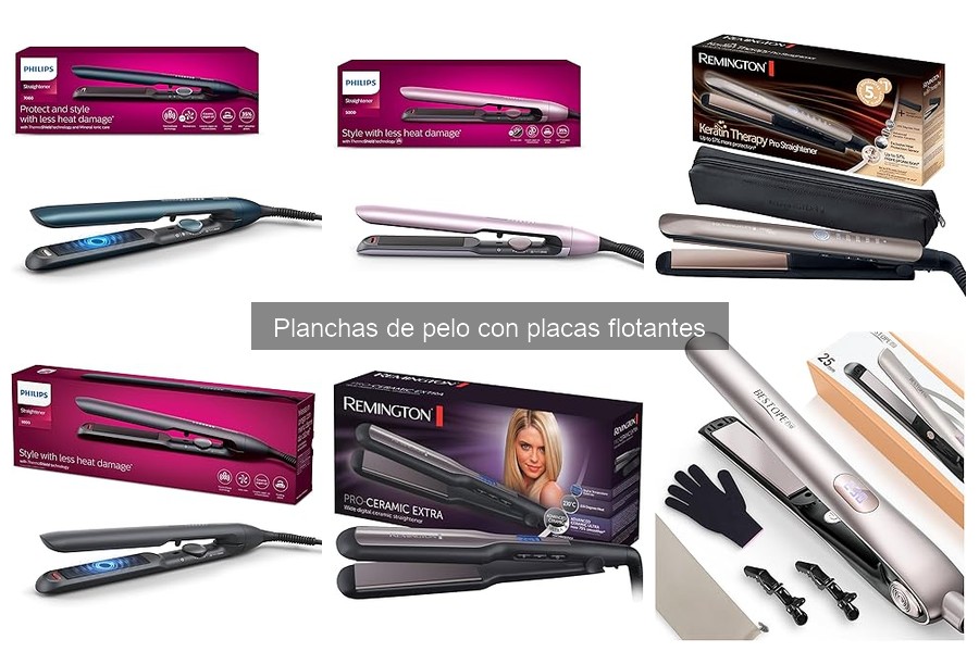 Cuidados del cabello tras usar planchas de pelo flotantes