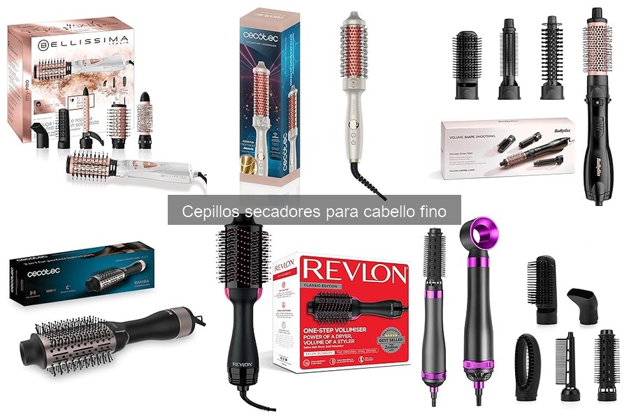 Errores comunes al usar cepillos secadores para cabello fino