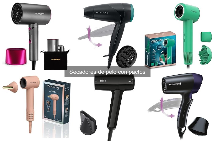 Errores comunes al usar secadores de pelo compactos y soluciones