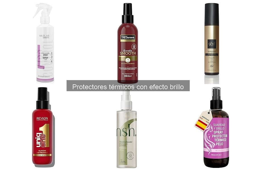 ¿Funcionan los protectores térmicos con brillo para tu cabello?