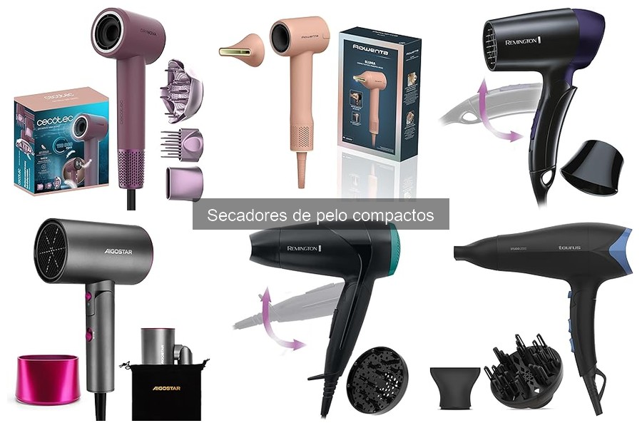 Guía de compra: Mejores secadores de pelo compactos