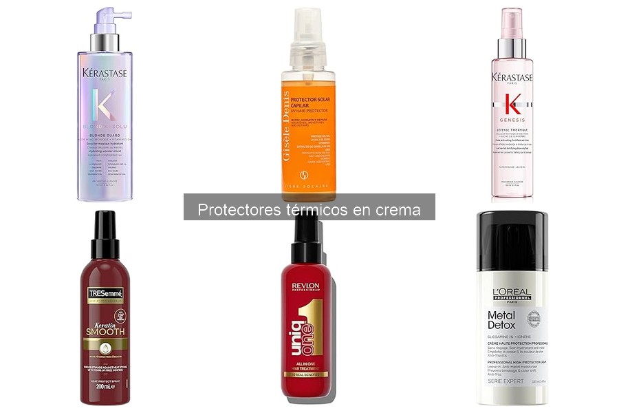 Guía para aplicar correctamente un protector térmico en crema