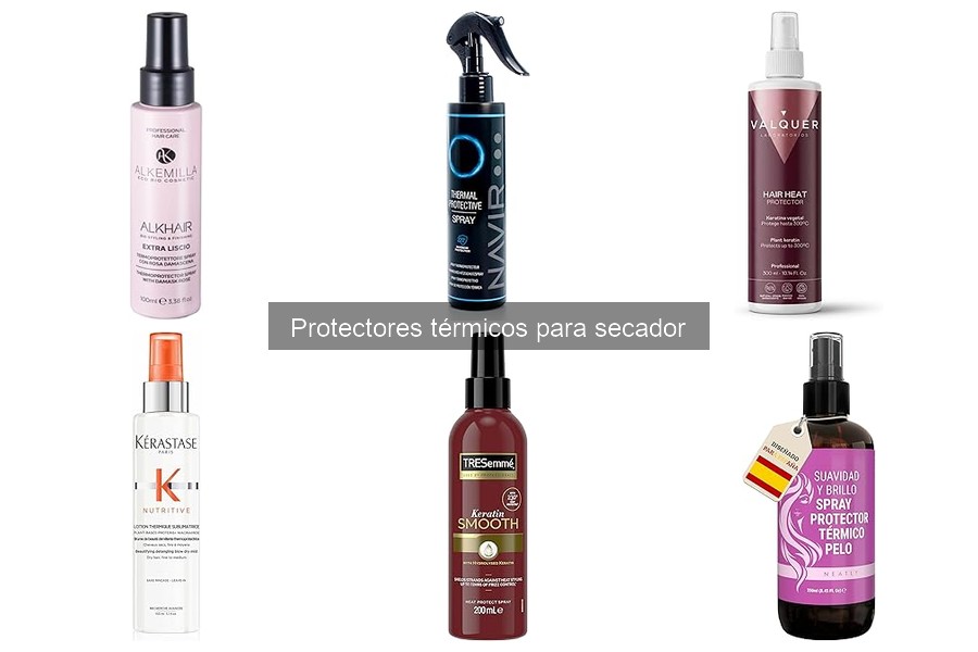Ingredientes clave en protectores térmicos para el cabello