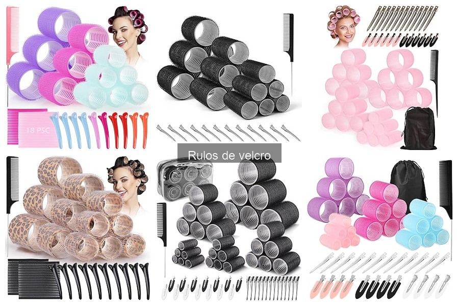 Los mejores rulos de velcro para rizos definidos