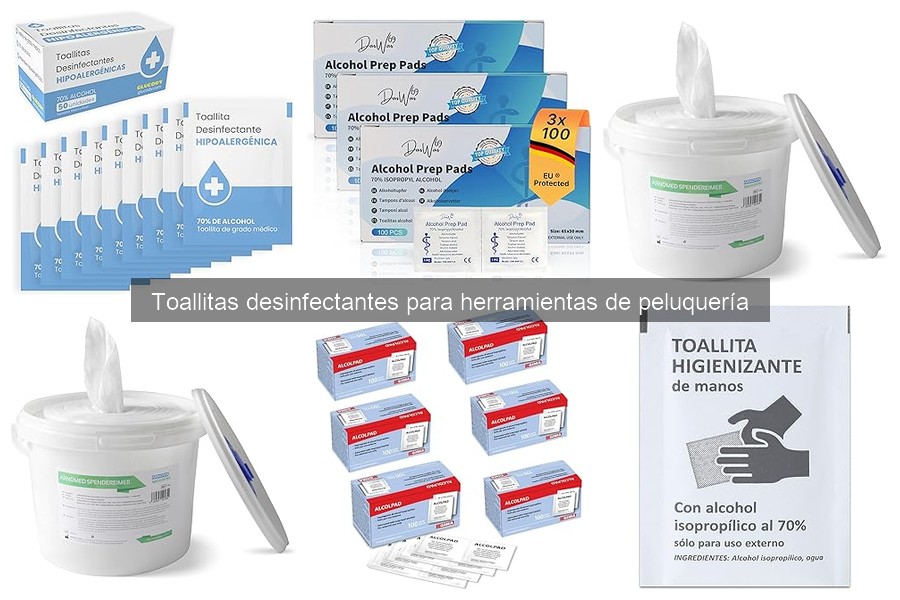 Mantenimiento de herramientas de peluquería tras desinfección