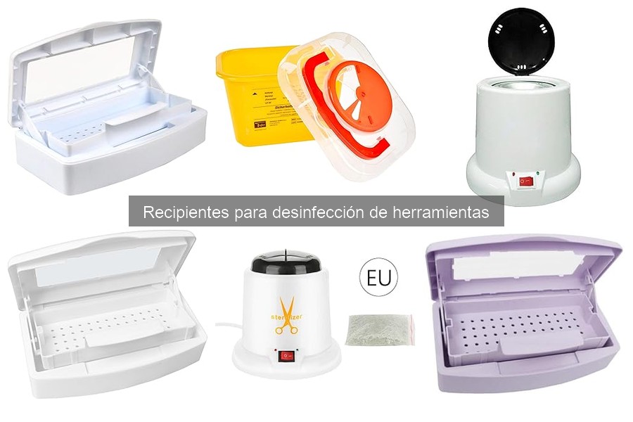 Mantenimiento de recipientes para desinfección de herramientas