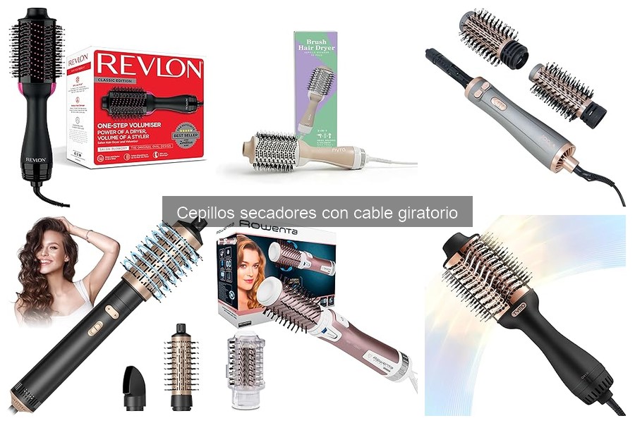 Mantenimiento del cepillo secador con cable giratorio