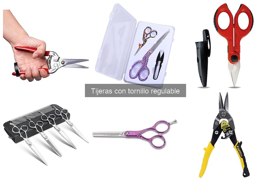 Manual de uso de tijeras con tornillo regulable