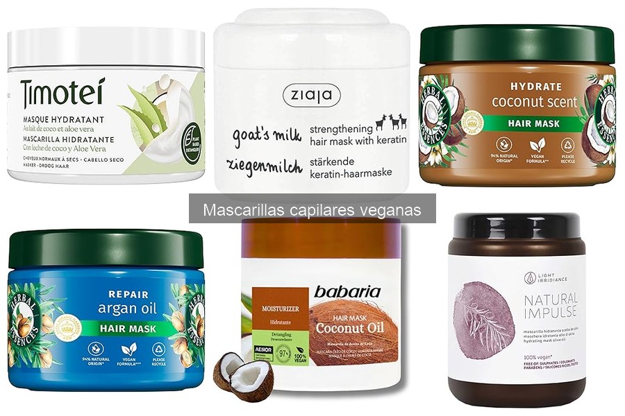 Mascarillas capilares veganas: Beneficios e ingredientes clave