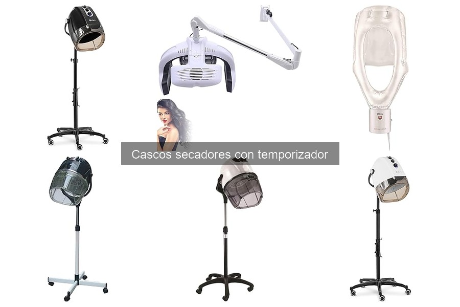 Mejores cascos secadores con temporizador del mercado