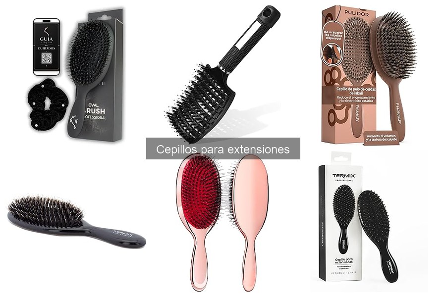 Mejores cepillos para extensiones de cabello: humano vs. sintético