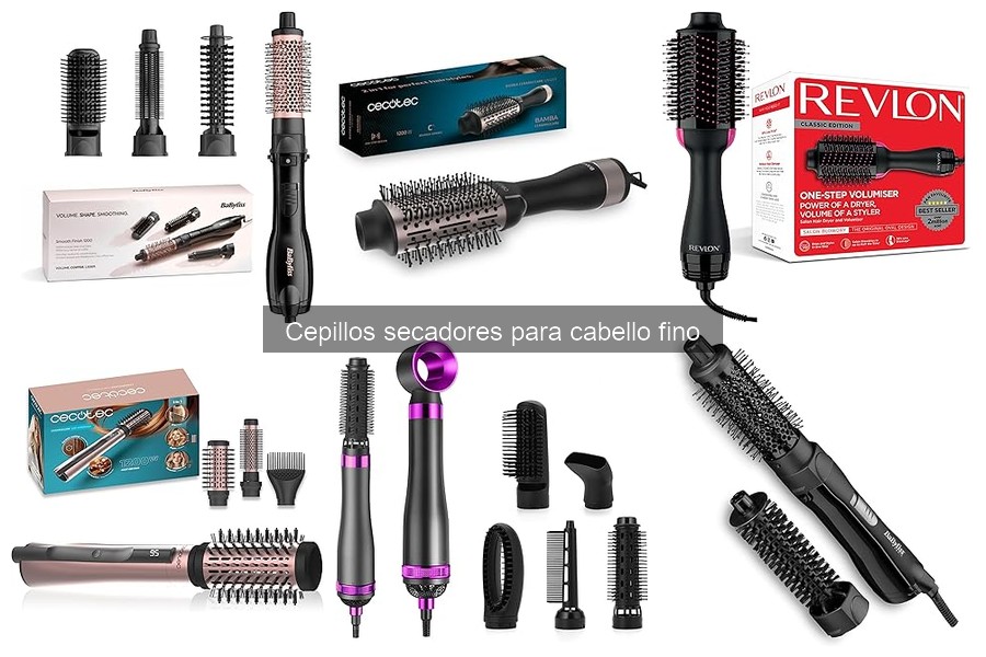 Mejores cepillos secadores para cabello fino según usuarios
