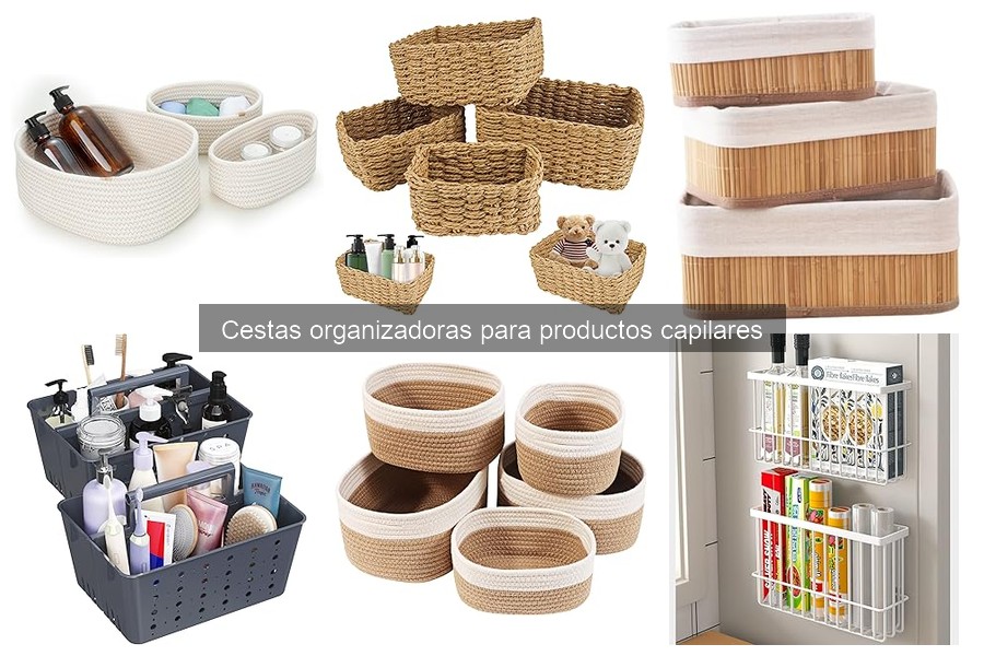 Mejores cestas organizadoras para productos capilares 2023