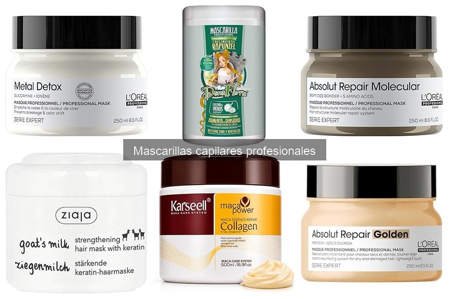 Mejores mascarillas capilares profesionales para cabello dañado