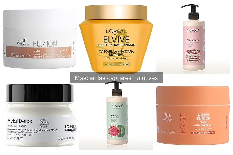 Mejores mascarillas nutritivas para cabello seco en 2023