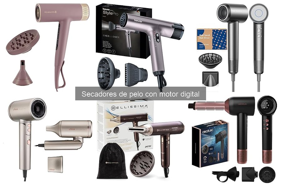 Mejores ofertas en secadores de pelo con motor digital