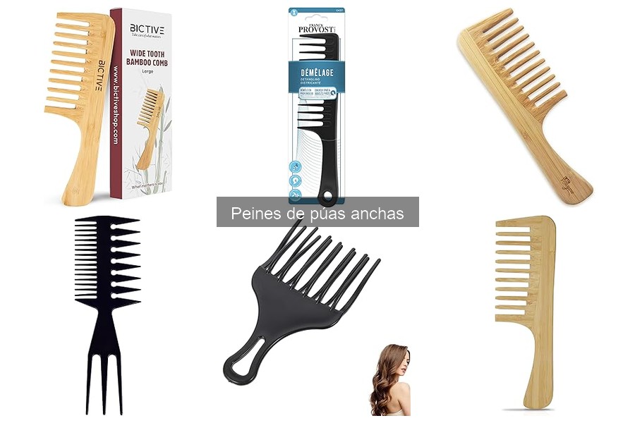 Mejores Peines de Púas Anchas para Cabello Rizado