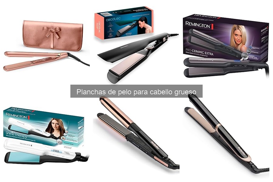 Mejores planchas para cabello grueso 2023: análisis y recomendaciones